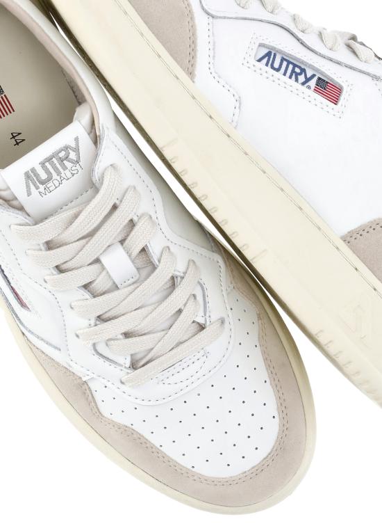 26SS 오트리 메달리스트 로우 스니커즈 AULM LS33WHITE White - AUTRY