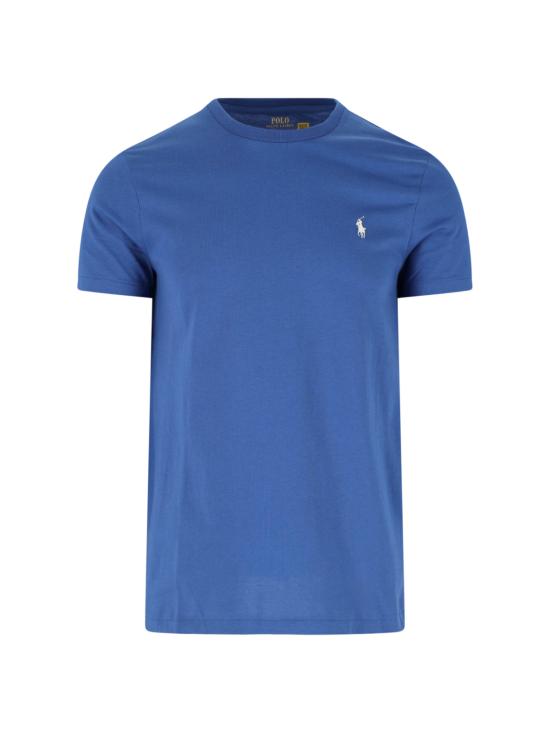 26SS 폴로 랄프로렌 포니로고 자수 반팔 티셔츠 710 671438 537 Blue