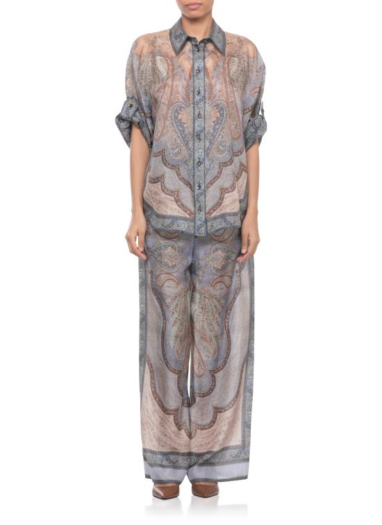 26SS 짐머만 블라우스 8624TRS262 TPBL Blue - ZIMMERMANN