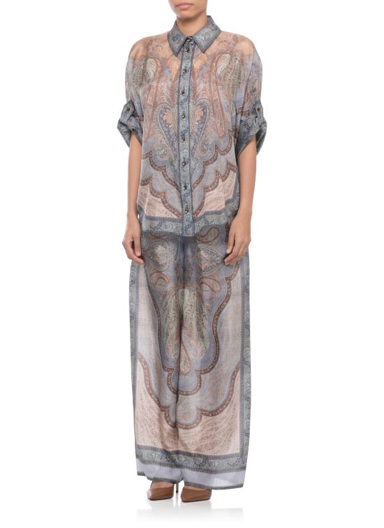 26SS 짐머만 블라우스 8624TRS262 TPBL Blue - ZIMMERMANN