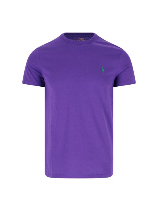 26SS 폴로 랄프로렌 포니로고 자수 반팔 티셔츠 710 671438 509 Violet