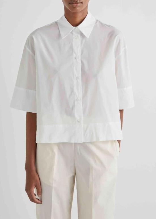  메이메이즈 블라우스 메이 메이지 M6 PD06 탑 화이트 - MEIMEIJ