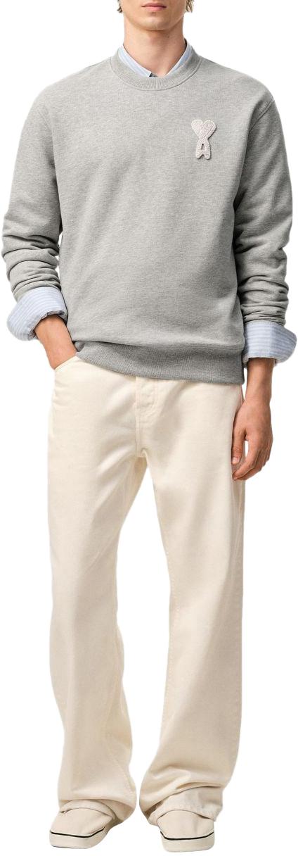 26SS 아미 스웨터 US787730 LICHTGREY - AMI