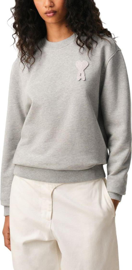26SS 아미 스웨터 3666598741717 LICHTGREY - AMI