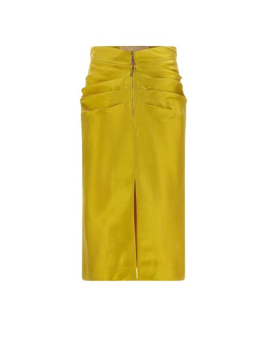  발렌티노 가라바니 미디 스커트 Valentino Shantung  메달리온 - VALENTINO GARAVANI