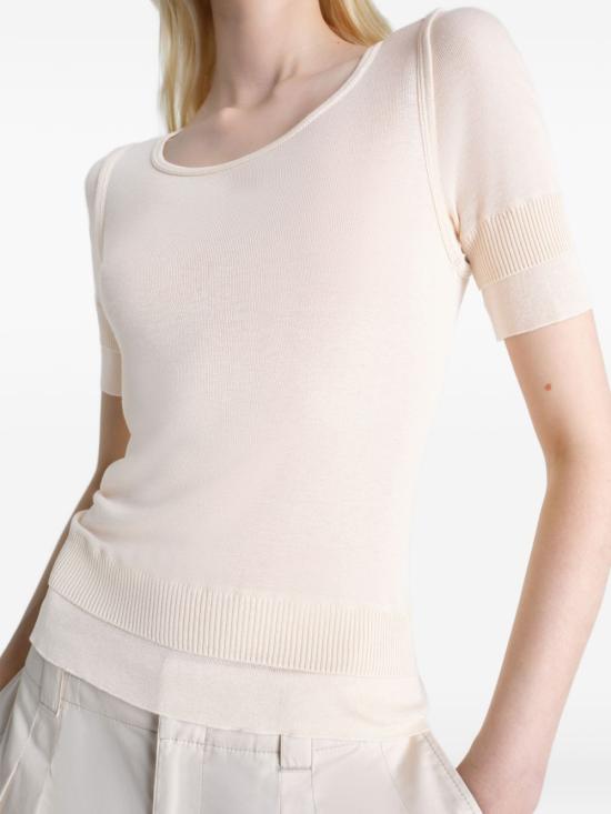 26SS 르메르 반팔 티셔츠 TS0025 LK1017 024 WHITE DOM - LEMAIRE