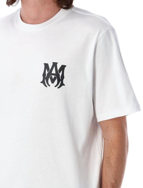  아미리 긴팔 티셔츠 마 코어 로고 티셔츠 화이트 - AMIRI