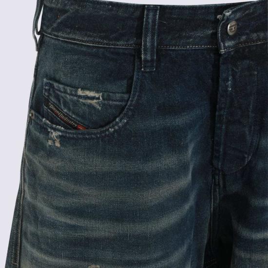  디젤 데님 팬츠 코튼 진 미드 블루 - DIESEL