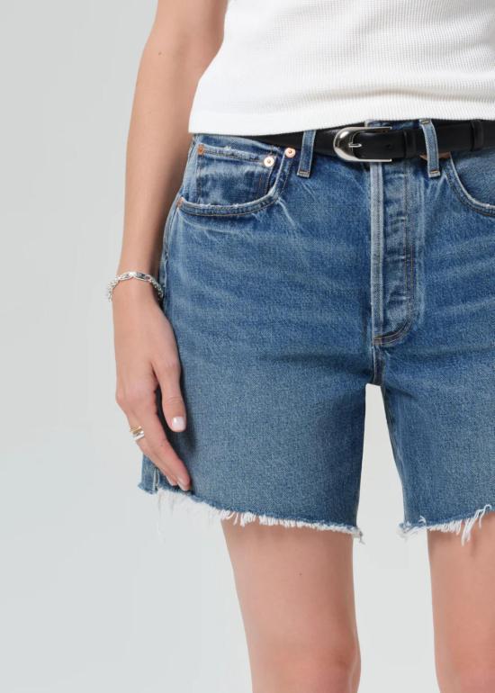  시티즌 오브 휴머니티 데님 숏팬츠 인류의 시민들 말로우 롱 쇼트 - CITIZEN OF HUMANITY