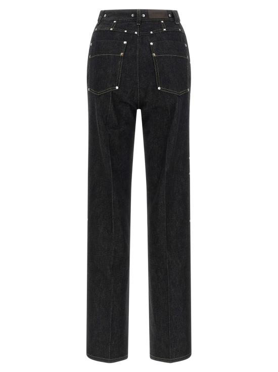  르메르 데님 팬츠 리벳 진 블랙 - LEMAIRE