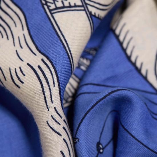  이누이투시 머플러/스카프 스퀘어 130 Des Rives Et Des Reves 스카프 - INOUITOOSH