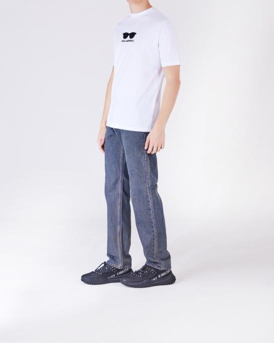  칼라거펠트 반팔 티셔츠 755445 544225 10 BIANCO - KARL LAGERFELD