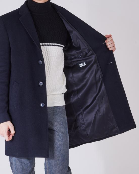  칼라거펠트 트렌치 코트 455712 544798 690 BLU - KARL LAGERFELD