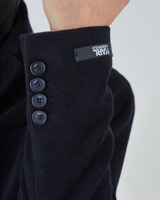  칼라거펠트 트렌치 코트 455712 544798 690 BLU - KARL LAGERFELD