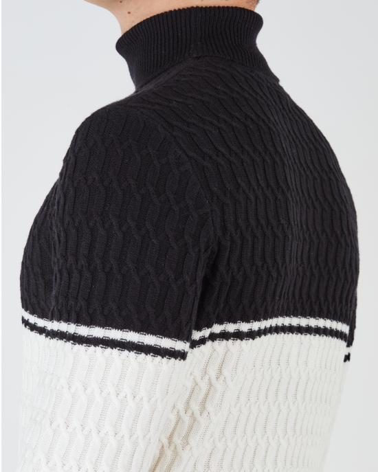  칼라거펠트 스웨터 655036 544305 990 NERO MULTI - KARL LAGERFELD