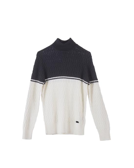  칼라거펠트 스웨터 655036 544305 990 NERO MULTI