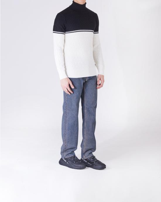  칼라거펠트 스웨터 655036 544305 990 NERO MULTI - KARL LAGERFELD