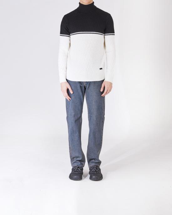  칼라거펠트 스웨터 655036 544305 990 NERO MULTI - KARL LAGERFELD