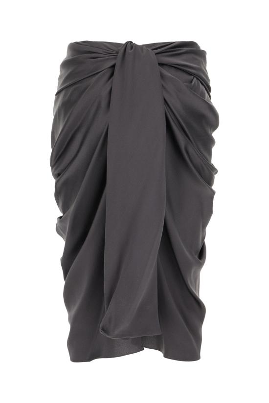 26SS 끌로에 미디 스커트 CH26UJU01130 00E ALMOST BLACK - CHLOE