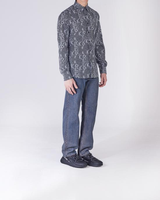  칼라거펠트 긴팔 셔츠 605000 60 544646 991 NERO MULTI - KARL LAGERFELD