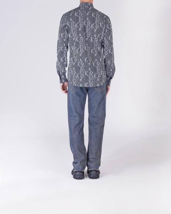  칼라거펠트 긴팔 셔츠 605000 60 544646 991 NERO MULTI - KARL LAGERFELD