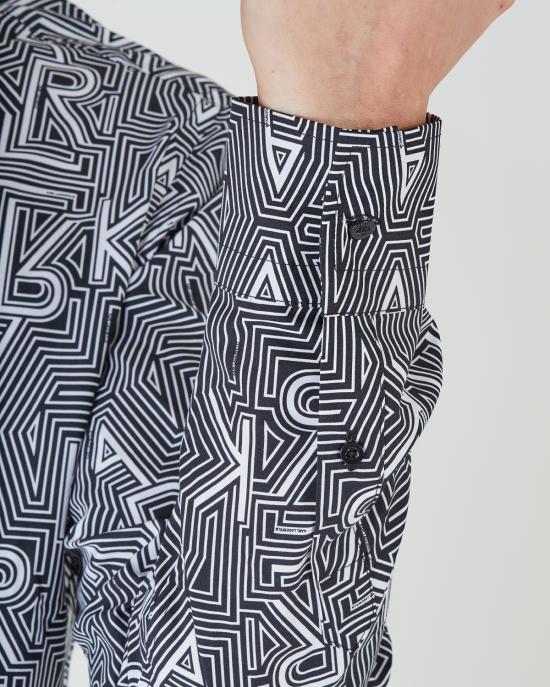  칼라거펠트 긴팔 셔츠 605000 60 544646 991 NERO MULTI - KARL LAGERFELD