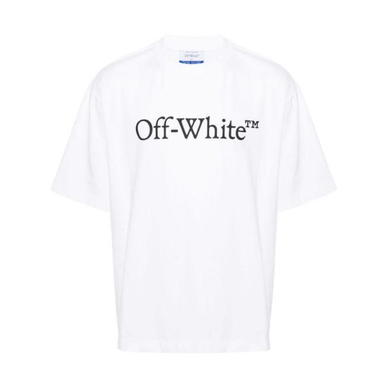 26SS 오프화이트 반팔 티셔츠 OMAA120C99JER008 0110 Bianco