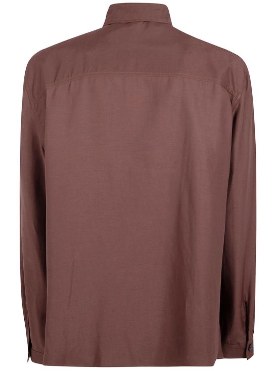 26SS 라니우스 긴팔 셔츠 S6LAMASI072 920 CHOCOLATE - LANEUS