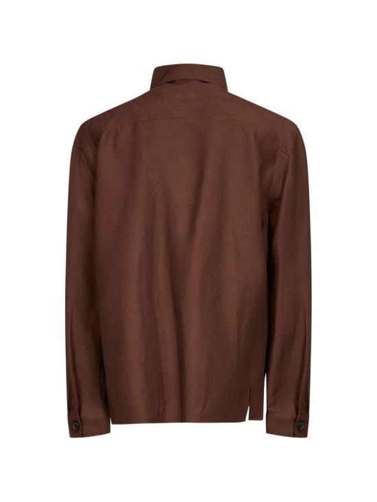 26SS 라니우스 긴팔 셔츠 S6LAMASI072 920 CHOCOLATE - LANEUS