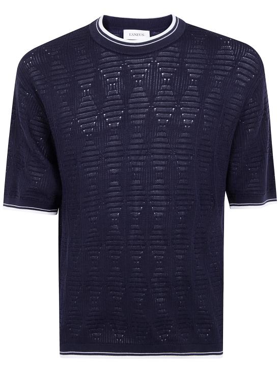 26SS 라니우스 반팔 티셔츠 S6LAMAKE011 160 BLU NAVY - LANEUS