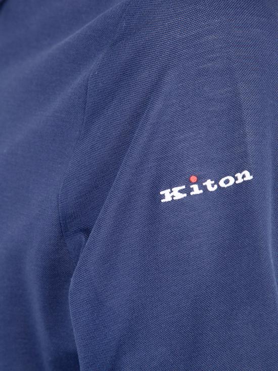 26SS 키톤 폴로 티셔츠 UMK087703001 BLUE NAVY - KITON