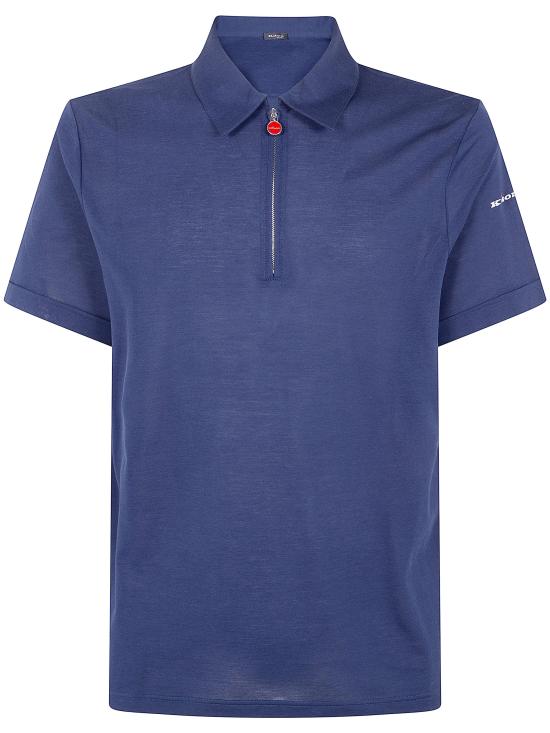 26SS 키톤 폴로 티셔츠 UMK087703001 BLUE NAVY