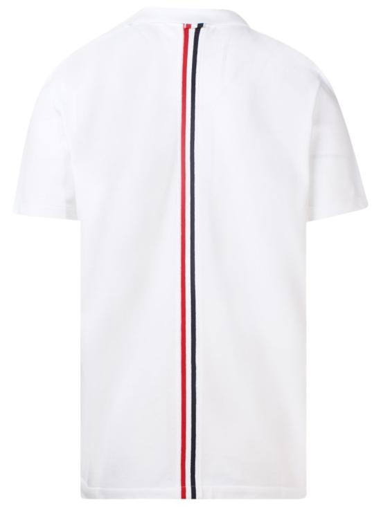 26SS 톰브라운 클래식 피케 스트라이프 릴렉스드 폴로 티셔츠 MJP042A00050100 DOM