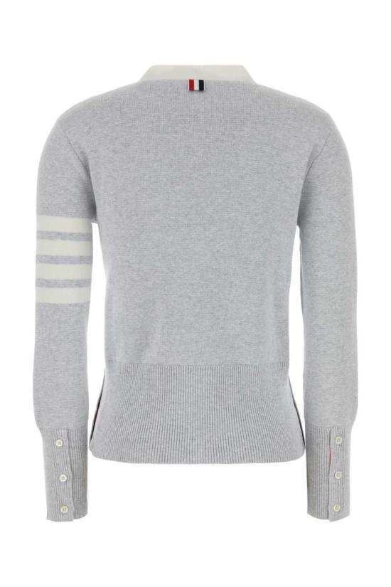 26SS 톰브라운 클래식 밀라노 울 4바 브이넥 FKC207B00219050 DOM - THOM BROWNE