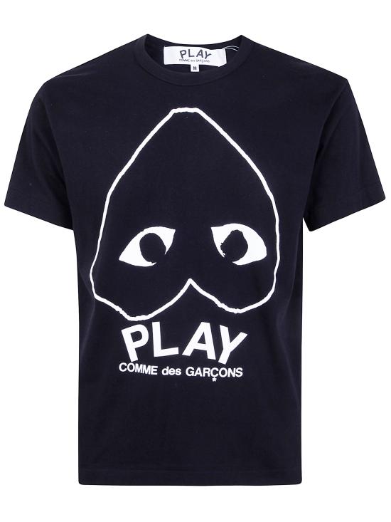 26SS 꼼데가르송 반팔 티셔츠 AX T114 1 BLACK - COMME DES GARCONS