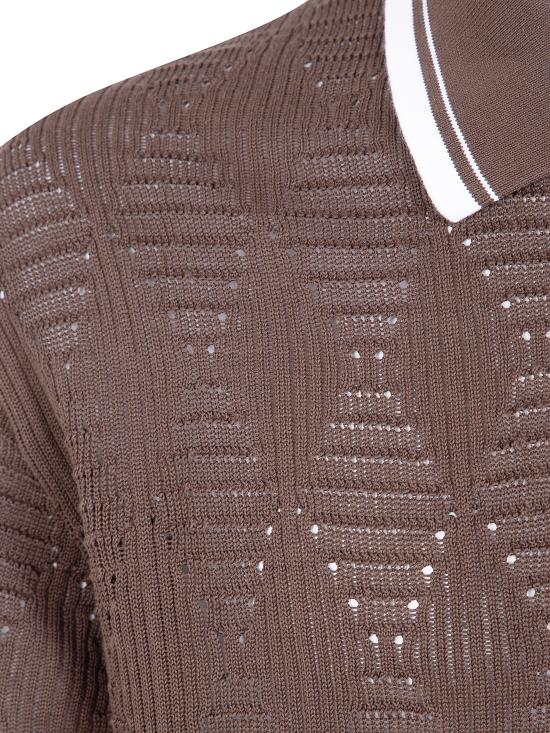 26SS 라니우스 폴로 티셔츠 S6LAMAKP009 920 CHOCOLATE - LANEUS