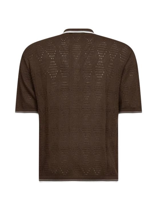 26SS 라니우스 폴로 티셔츠 S6LAMAKP009 920 CHOCOLATE - LANEUS