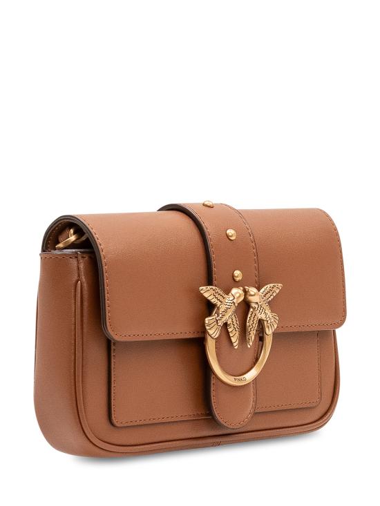 26SS 핑코 크로스백 100061A0F1 L17Q MARRONE LEONE ANTIQUE GOLD - PINKO