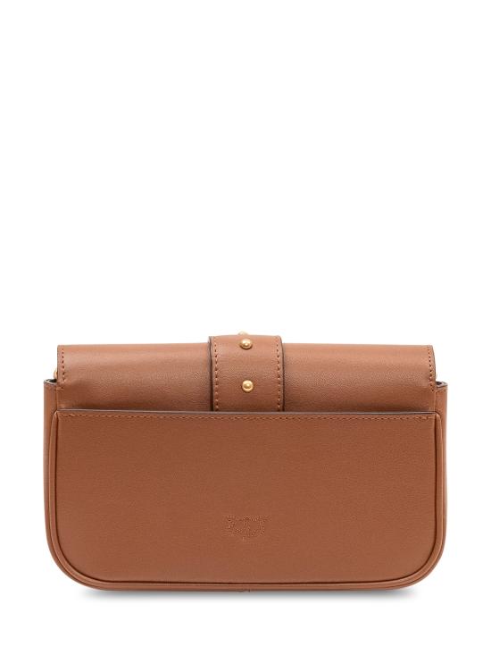 26SS 핑코 크로스백 100061A0F1 L17Q MARRONE LEONE ANTIQUE GOLD - PINKO