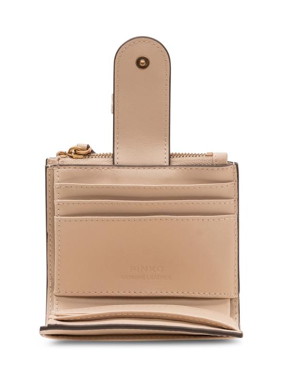 26SS 핑코 카드지갑 103610A0F1 C50Q BEIGE GRIGIO FUMO ANTIQUE - PINKO