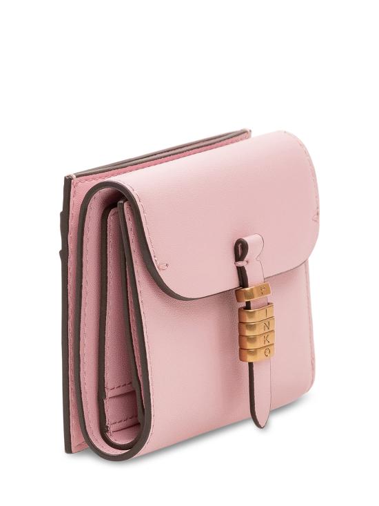 26SS 핑코 지갑 106189A0QO P26Q ROSA CHIARO ANTIQUE GOLD - PINKO