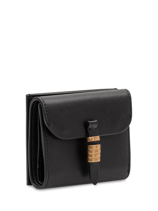 26SS 핑코 지갑 106189A0QO Z99Q NERO ANTIQUE GOLD - PINKO