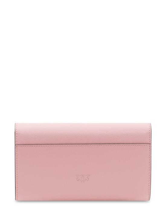 26SS 핑코 지갑 100062A0F1 P26Q ROSA CHIARO ANTIQUE GOLD - PINKO