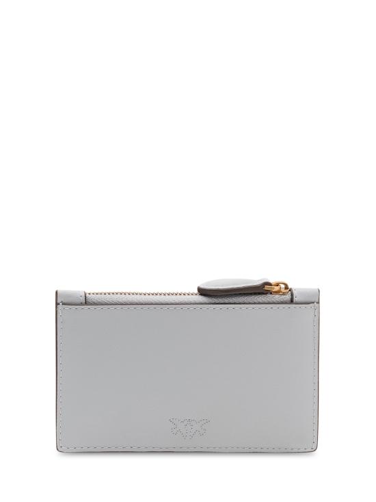 26SS 핑코 카드지갑 100251A0F1 E37Q AZZURRO CELESTE ANTIQUE GOLD - PINKO