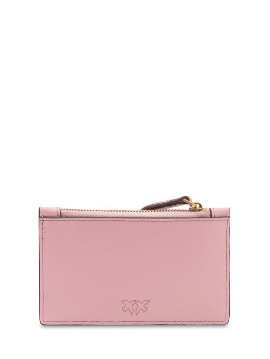 26SS 핑코 카드지갑 100251A0F1 P26Q ROSA CHIARO ANTIQUE GOLD - PINKO