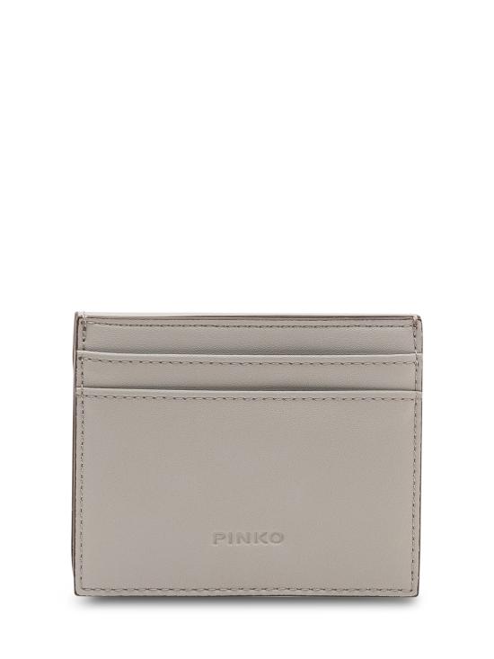 26SS 핑코 지갑 106189A0QO K32Q GRIGIO PERLA ANTIQUE GOLD - PINKO