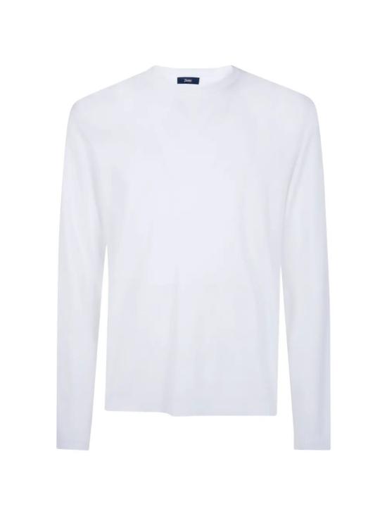 26SS 에르노 긴팔 티셔츠 JG000262U 52059 1000 WHITE - HERNO