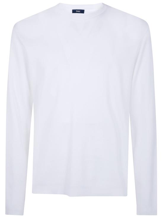 26SS 에르노 긴팔 티셔츠 JG000262U 52059 1000 WHITE