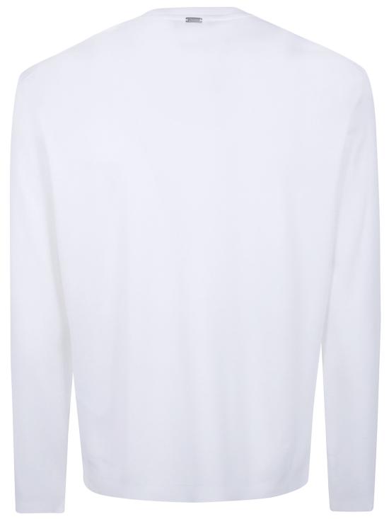 26SS 에르노 긴팔 티셔츠 JG000262U 52059 1000 WHITE - HERNO