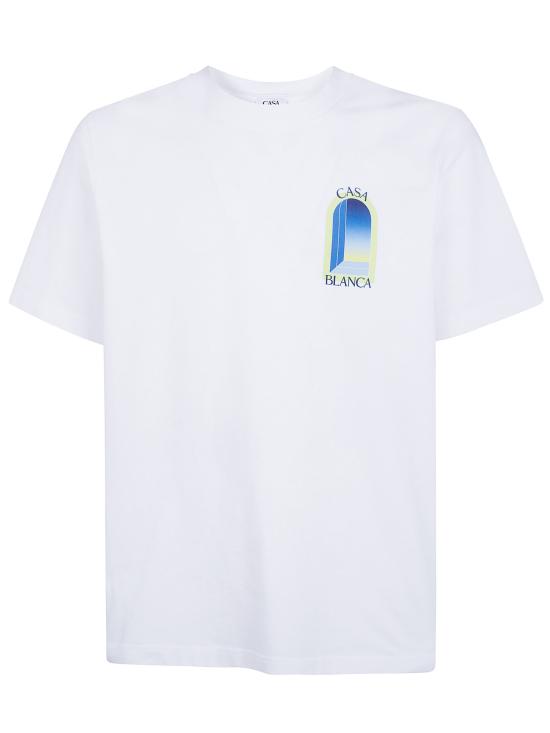 26SS 카사블랑카 반팔 티셔츠 M SS26 JTS 001 10 ARCHES WHITE - CASABLANCA